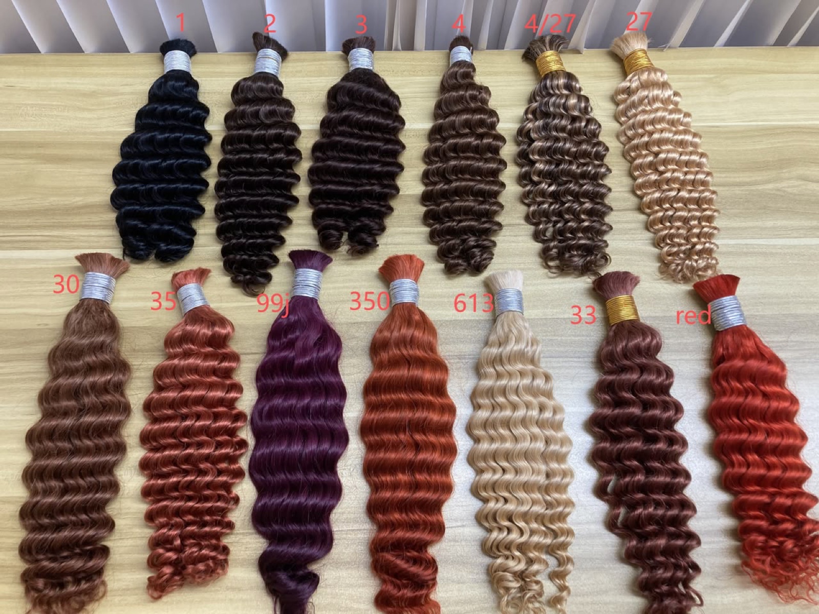 Deep Wave Bulk Hair by Annel's Beauty House